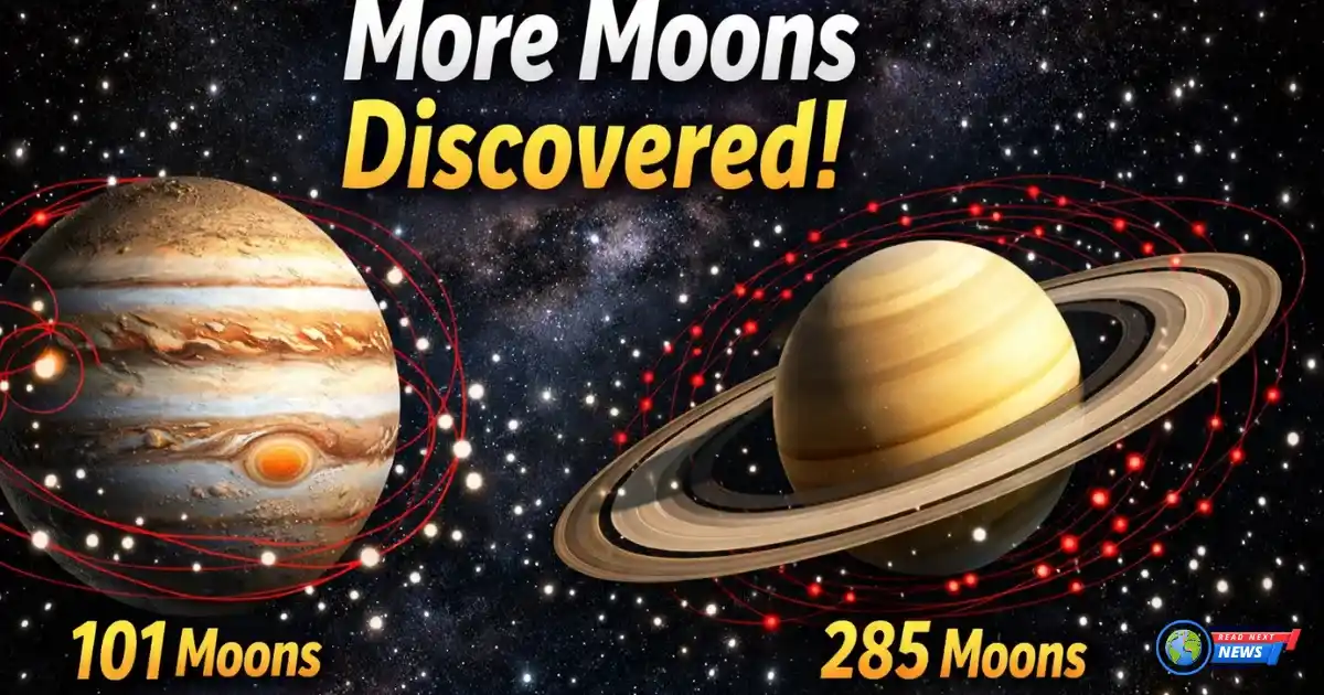 Jupiter and Saturn Gain New Moons in Major Space Discovery