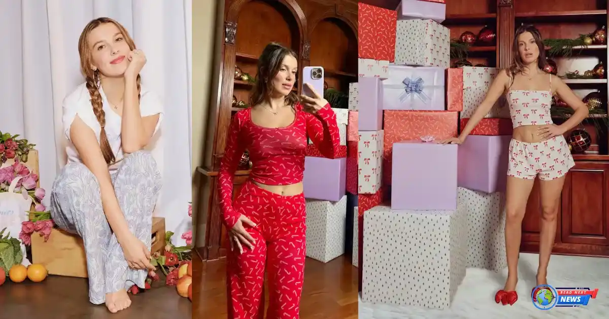 Millie Bobby Brown Revives ‘90s Fashion With Floral Co-Ord Set