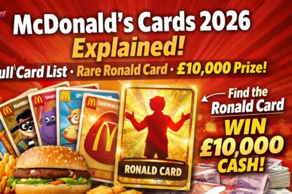 McDonald's Cards 2026 Explained: Full List, Rare Cards and Prizes to Win